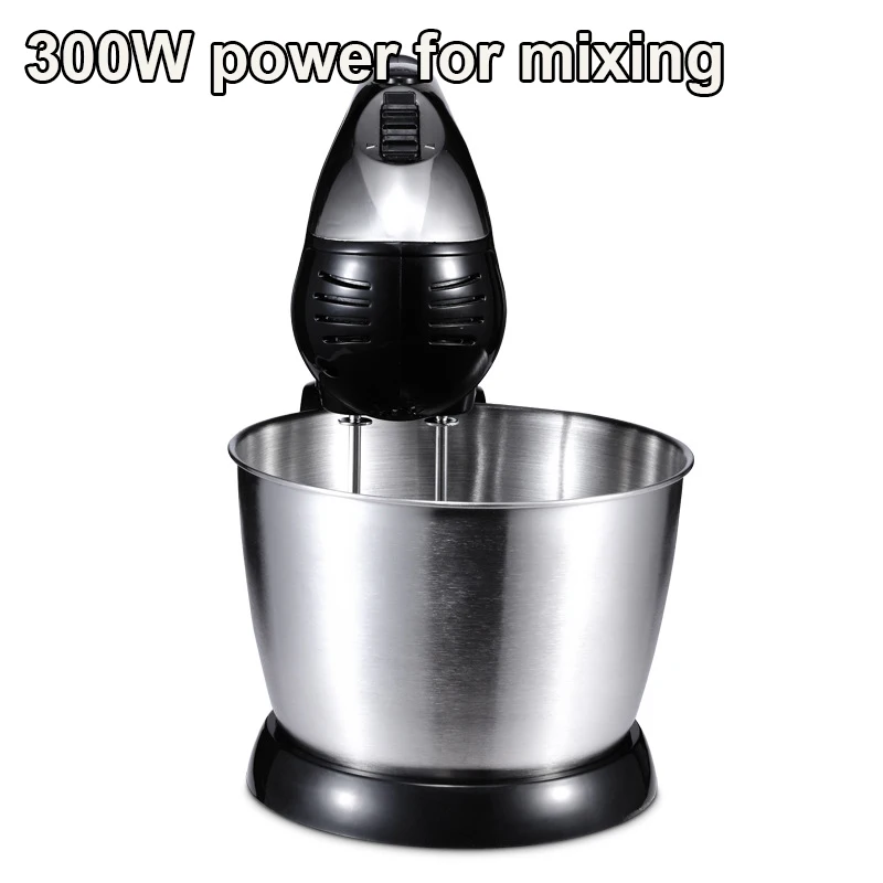 Electric Food Stand Mixer Whisk Cream Whipper Egg Beater Milkshake Cake Blender Bread Kneading Chef Cooking Machine Dough Maker
