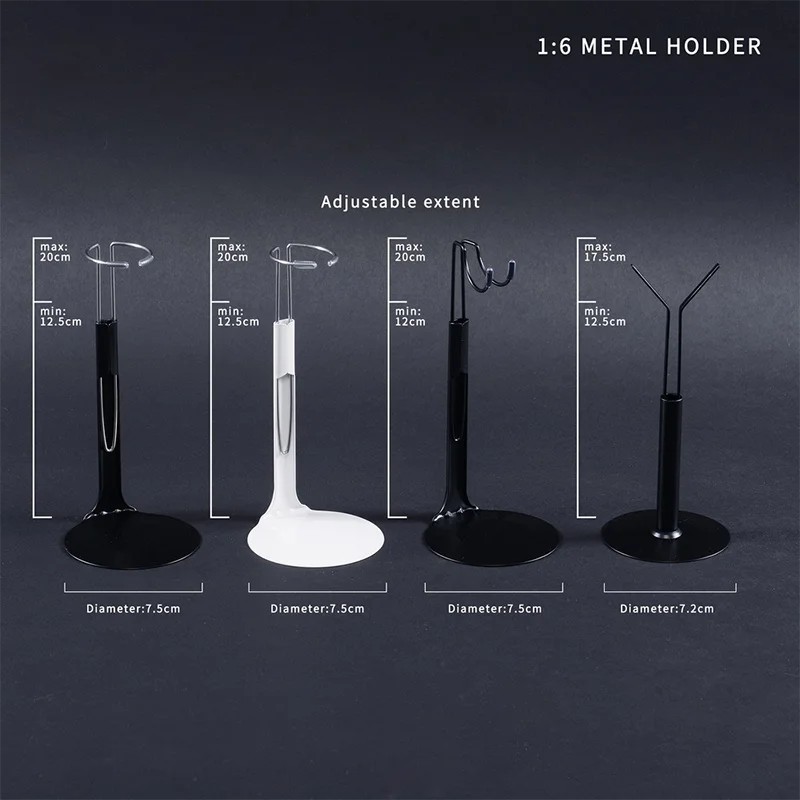 1pc 1/6 Skala Modell Display Stand U-Form Einstellbare Display Stand für 1/6 Barbies Puppen Figur Modelle action Figur Zubehör – Detail 6