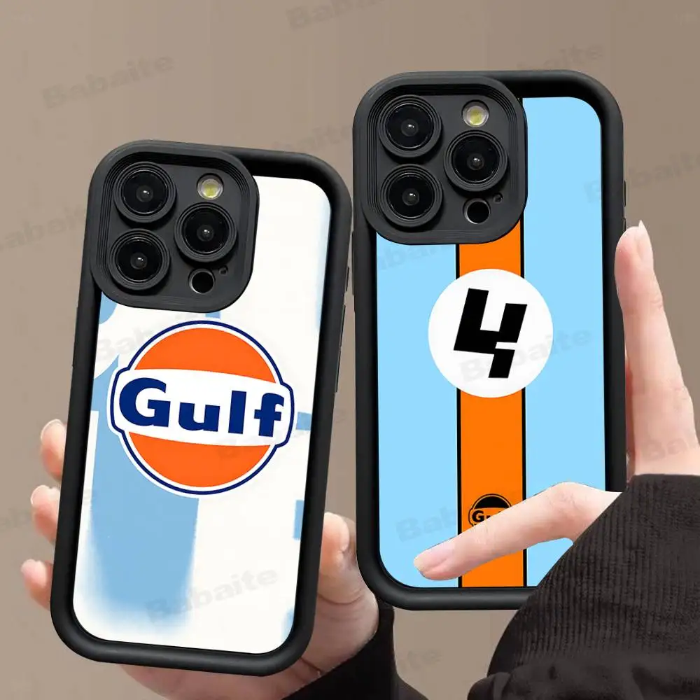 Vintage Gulf Racing Motorcycle Logo Phone Case Cover