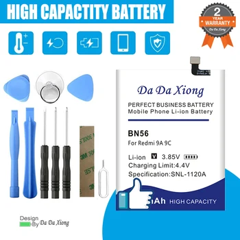 BN56 5500mAh Replace The Battery For Xiaomi POCO M2 Pro Redmi 9A 9C + Give Away Tools