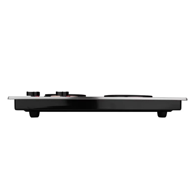 Houselin 1500W Ceramic Electric Hot Plate for Cooking, Dual Control Infrared Cooktop, Double Burner, Portable Countertop Burner