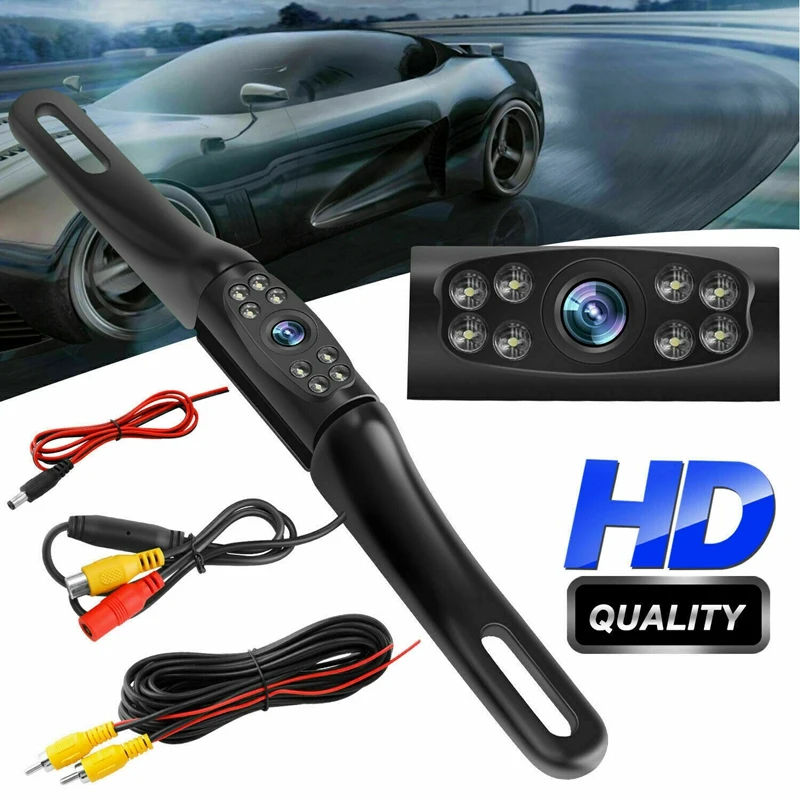 

8LED HD Night Vision Waterproof Car Rear View Camera 170 Celsiusar Rear View Reverse Parking Camera