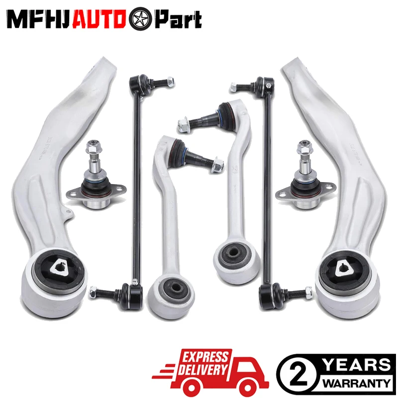 8x Front Control Arm Ball Joint Sway Bar Link for BMW E60 F10 525xi