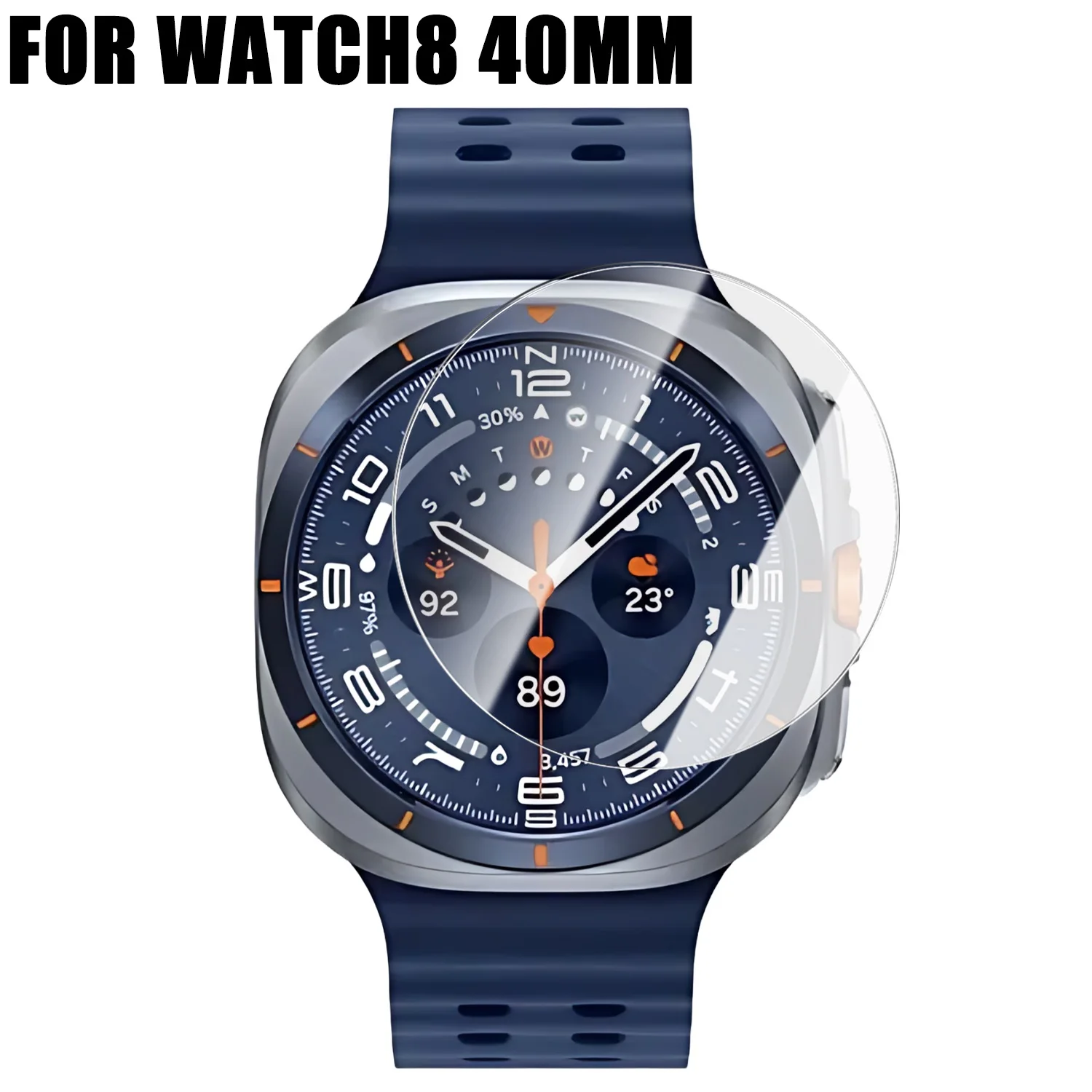Premium Tempered Glass Screen Protectors for Smartwatches - 9H Hardness