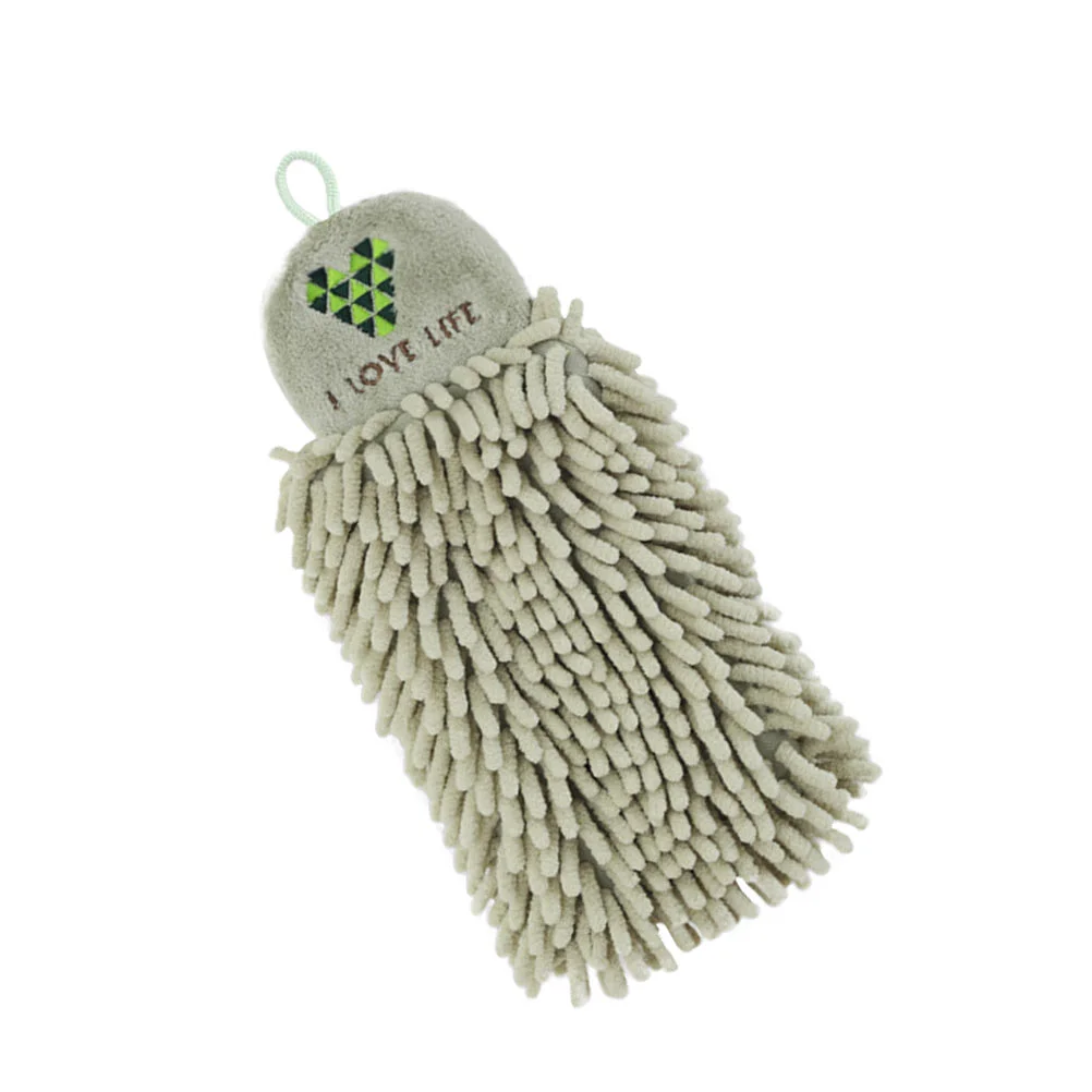 

Bathroom Towels Wiping Hands Water Absorbent Accessories Washcloth Chenille Quick-dry Kitchen