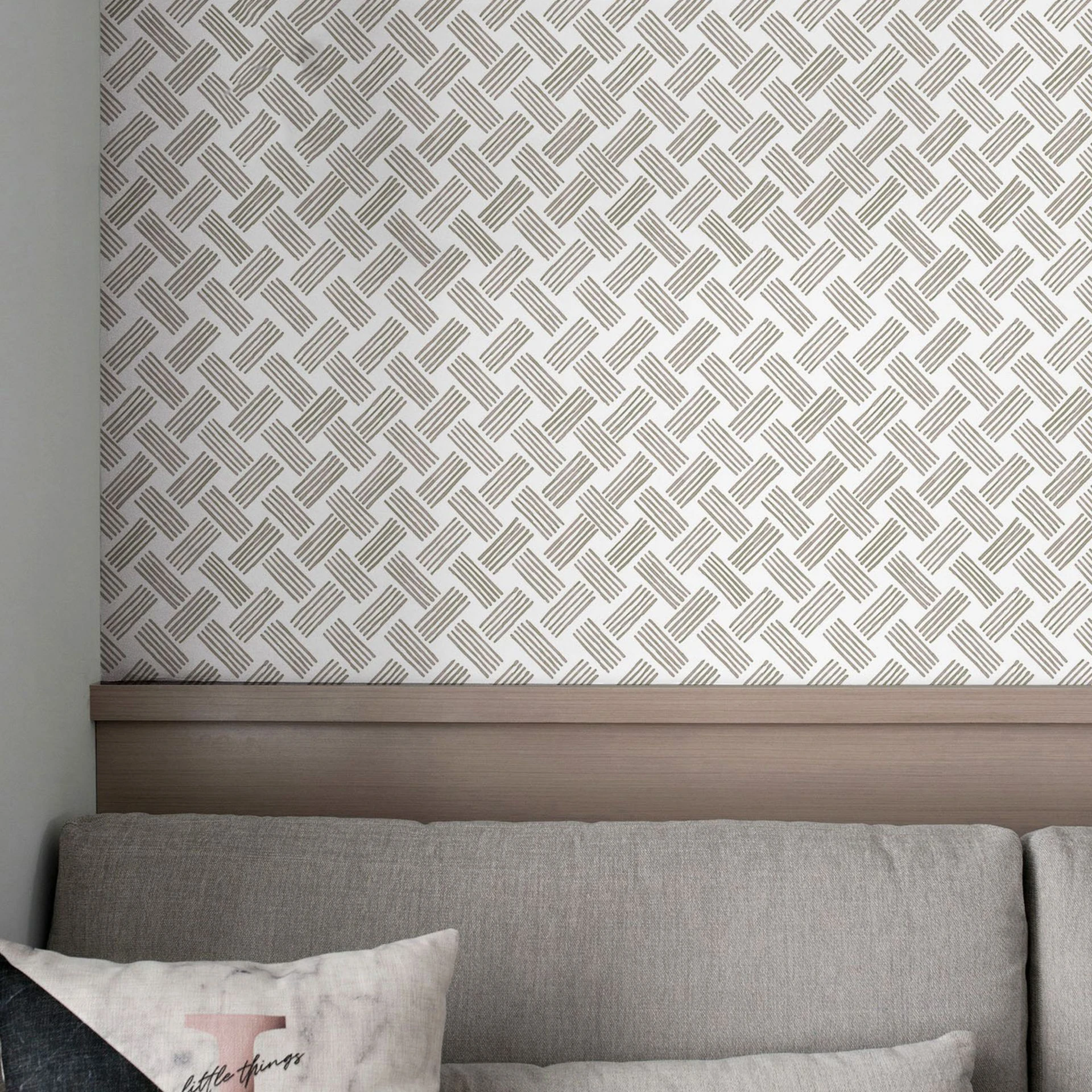 Modern Stripe Peel And Stick Wallpaper Herringbone Green White Vinyl Self Adhesive Contact Paper For Kidroom Bedroom Home Decor