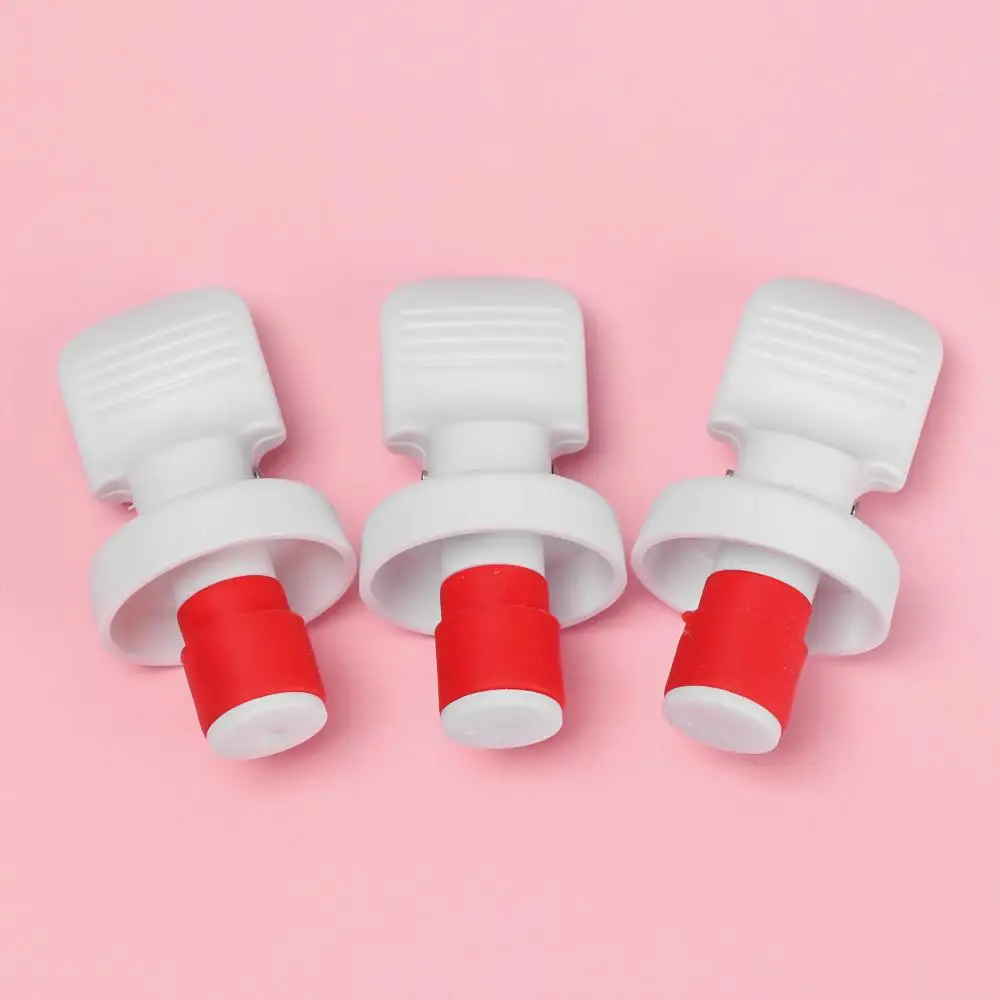 Description Picture 6 of item5pcs Wine Bottle Stopper Plastic Household Hand Press Champagne Wine Stopper Vacuum Sealed Storage Cap Wine Cork Plug Decanter