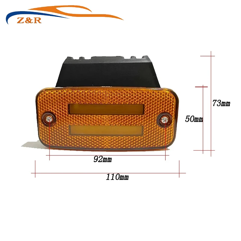 2 Pz 12-24V Led Volvo Scania Camion Luci Di Ingombro Laterali Luci Esterne Auto Avvertimento Fanale Posteriore Auto Rimorchio Camion Lampade