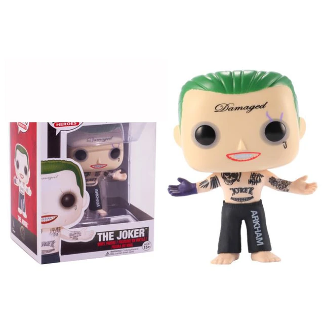 Funko Pop Hero 2pcs Suicide Squad Joker Series Harley Quinn Doll Toys Doll  Accessories Vinyl Doll Models Children's Toys - AliExpress