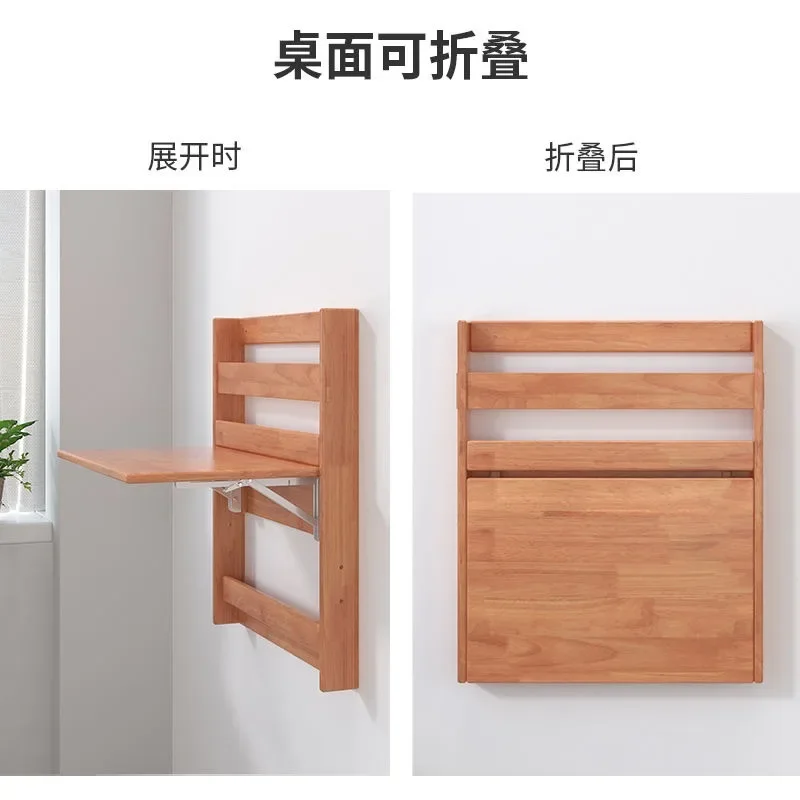 Design Folding Desk Solid Wood Minimalist Coffee Tables Creative Living Room Side Tables Modern Bedside Table Home Furniture