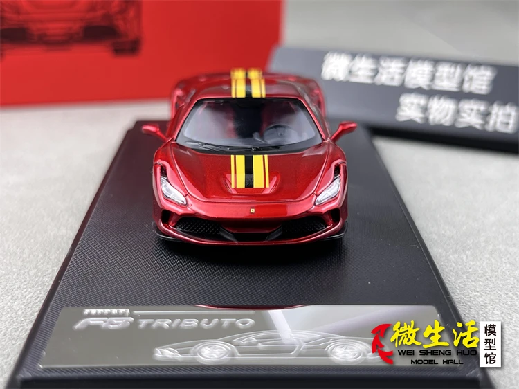 XF Model 1/64 Ferrari F8 Tributo Alloy Toy Motor Vehicle