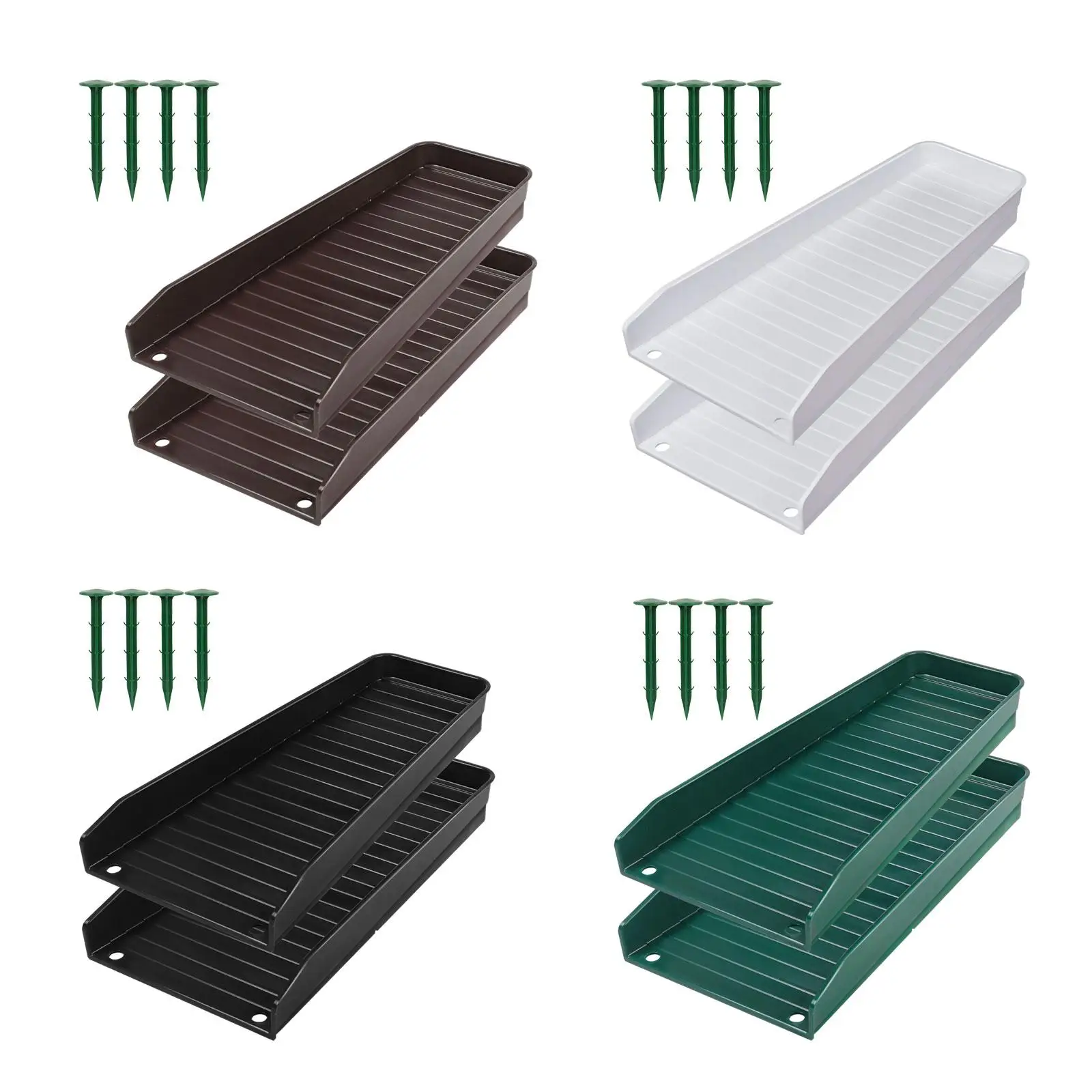 Rain Downspout Splash Block Gutter Downspout Extensions for Outdoor Home