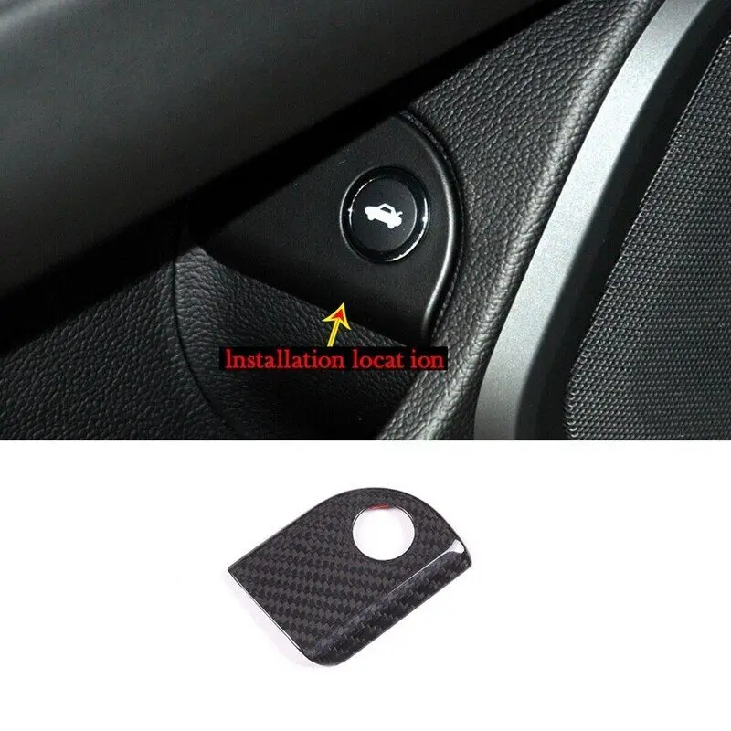 Carbon Fiber Trunk Switch Decoration for Maserati Ghibli 2014-2019 for maserati ghibli iii m157 2014 2020