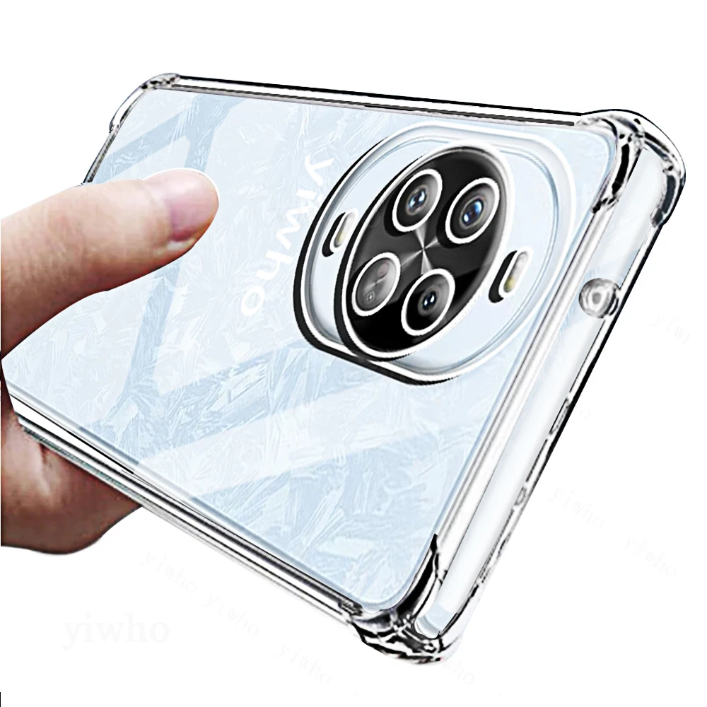Ultra Clear Transparent Phone Case - Soft TPU Protective Back Cover with Camera Shield