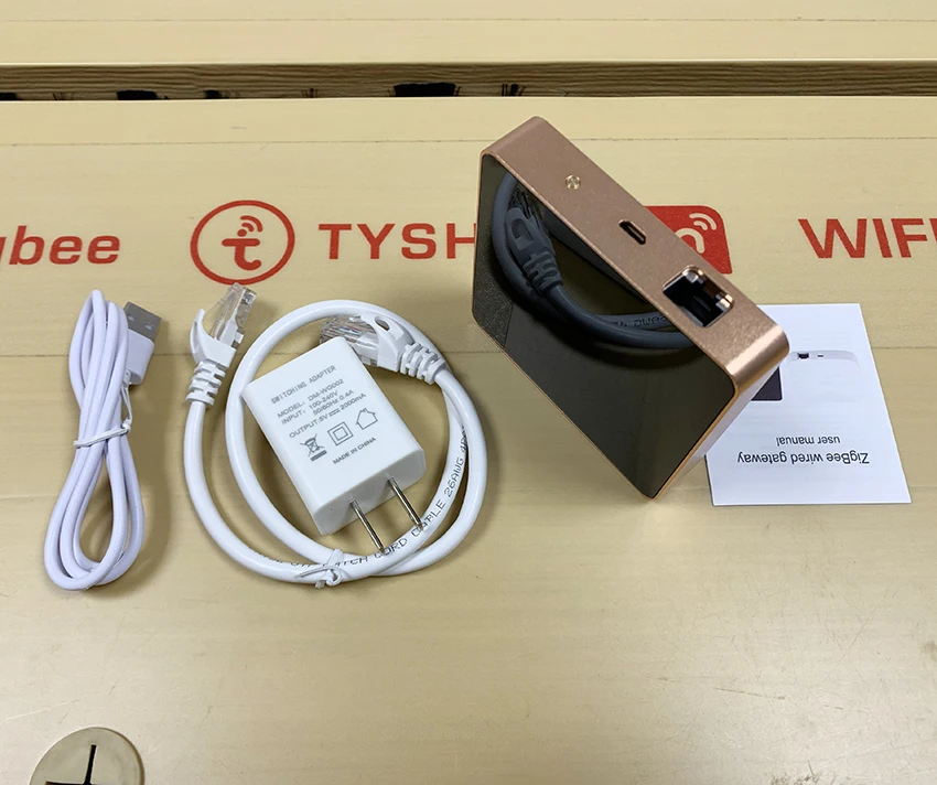 TYSH Multi-Mode Gateway Tuya Zigbee 3.0 Ble Mesh Wireless Wired Smart Gateway Hub For Smart Home Automation Security