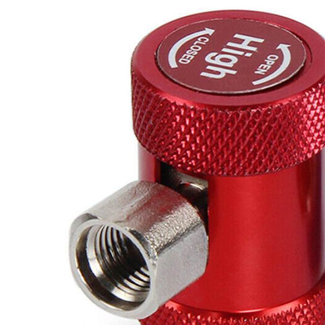 Car Auto R1234yf Quick Couplers Connector Adapters Replement Set of 2 Car Auto R1234yf Quick Couplers Connector Adapters Replement Set of 2