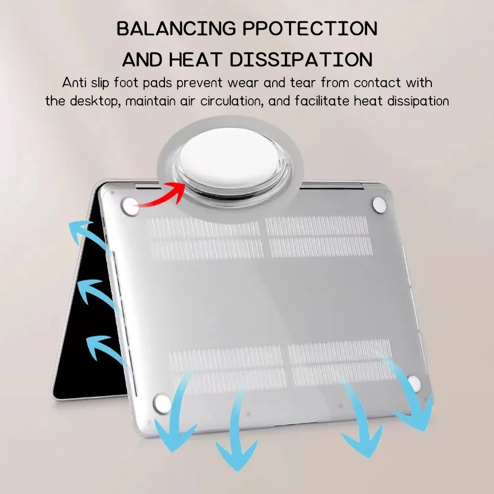 Laptop Case For Apple Macbook Air 13.3 A1932 A2179 15.3 A2941 A3114 Pro 13.3 A1706 A1708 A1989 A2159 A2251 A2289 Air 13.6 A2681