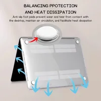 Laptop Case For Apple Macbook Air 13.3 A1932 A2179 15.3 A2941 A3114 Pro 13.3 A1706 A1708 A1989 A2159 A2251 A2289 Air 13.6 A2681