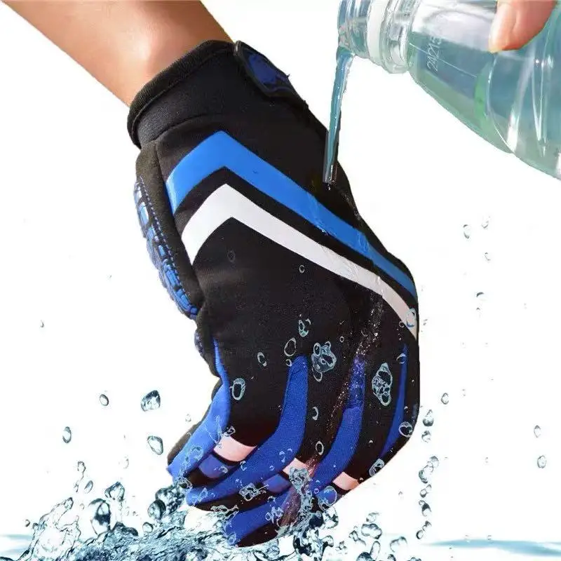 Winter Full Finger Cycling Gloves Warm Fleece Bicycle Road Mountain Bike MTB Sports Touch Screen Gel Gloves for Women Men 4