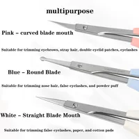 1pcs Cutting false eyelashes eyebrows double eyelids stickers for women eyebrow trimming curved beauty  makeup tools 2