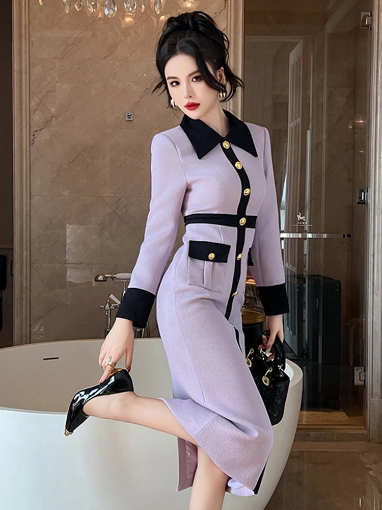 Moda Vestidos Formales Para Trabajar En Oficina Traje Profesional