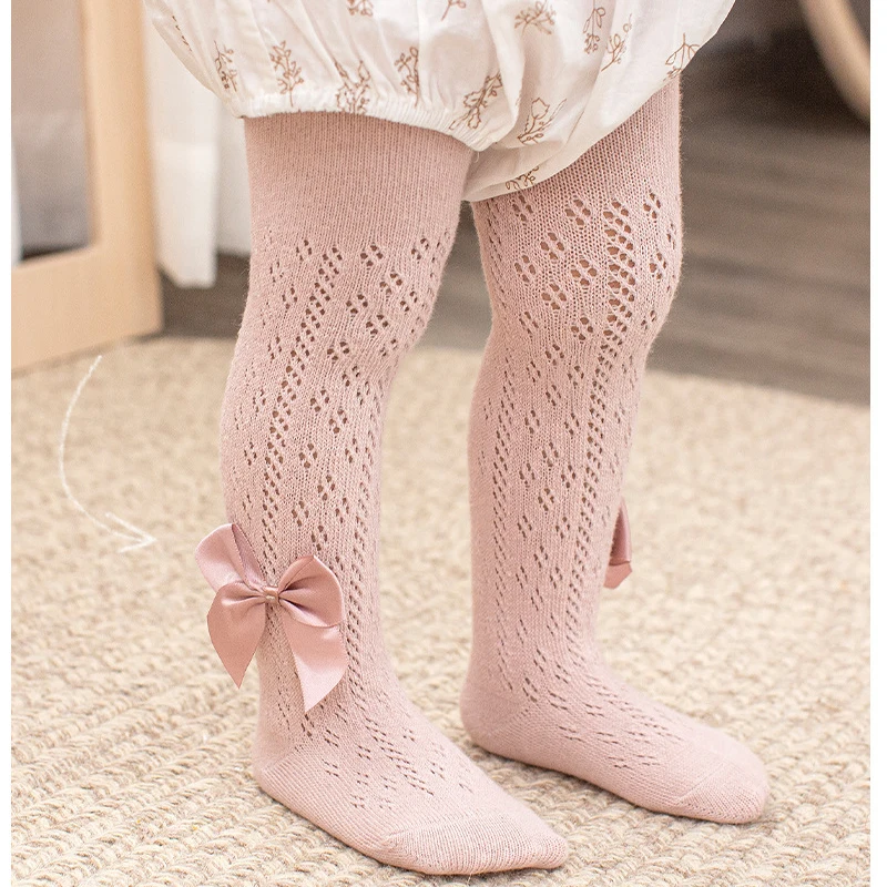 Girls Stocking Spring Summer Pantyhose for Kids Spanish Hollow Children Pantyhose Baby Leggings Toddler Fishnet Tights