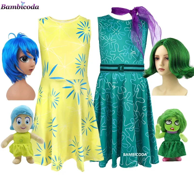 Movie-Inside-Out-Disgust-Cosplay-Costume-Inside-Out-Joy-Inspired-Dress ...