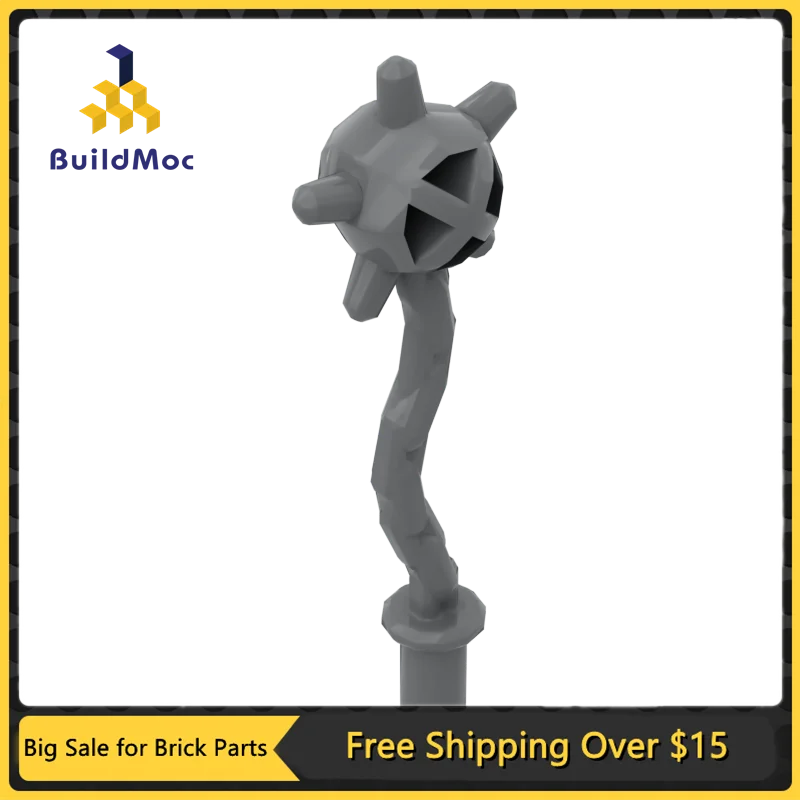 10 Pz Moc Parti 59232 Arma Mace Flail Spiked Mattoni Compatibili Fai Da Te Assmble Building Blocks Particelle Kid Puzzle Cervello Giocattolo Regalo