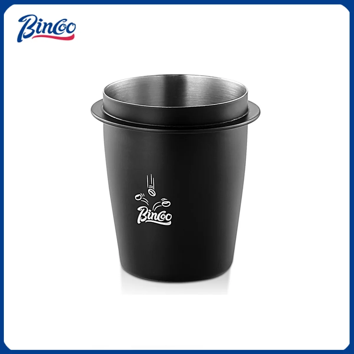 Bincoo Espresso Dosing Cup, Coffee Powder Cup, Stainless Steel Coffee Dosing Funnel, Fits 51mm/58mm Portafilter, Coffee Accessorie...
