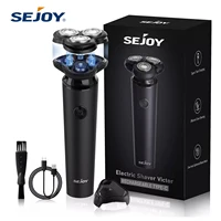 Sejoy Shavers for Men Electric Razor Waterproof IPX5 Electric Shaver Fast Charging-3D Floating Head Shaving Machine 1