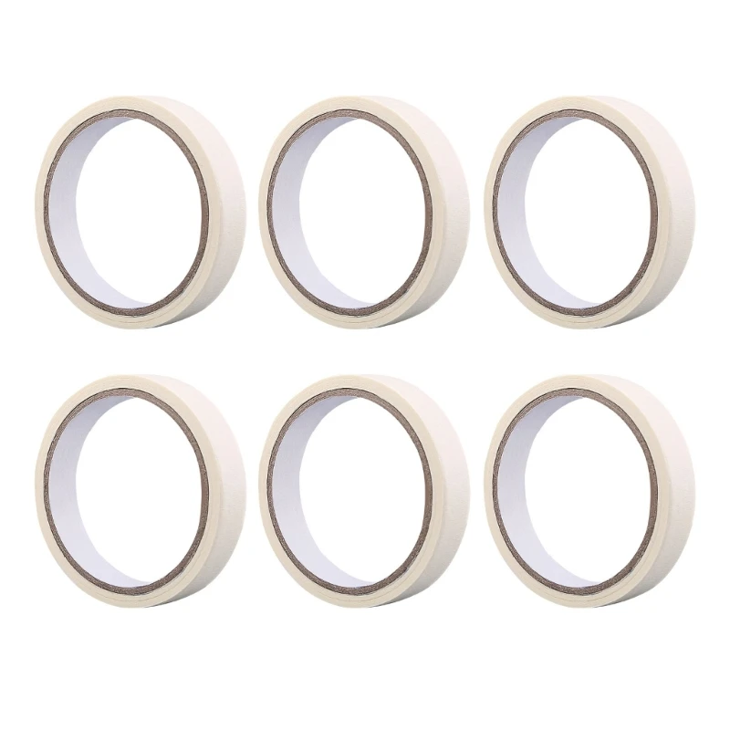6Pcs 마스킹 테이프 화가 마스킹 테이프, 12MM 18MM 24MM 36MM 48M..