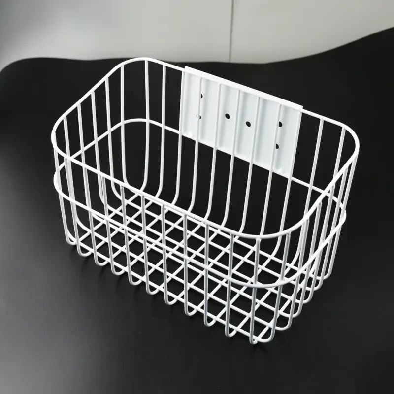 Hospital Accessories Square Basket for Medical Trolly Cart Wall Mounting Support Medical Machine Holder