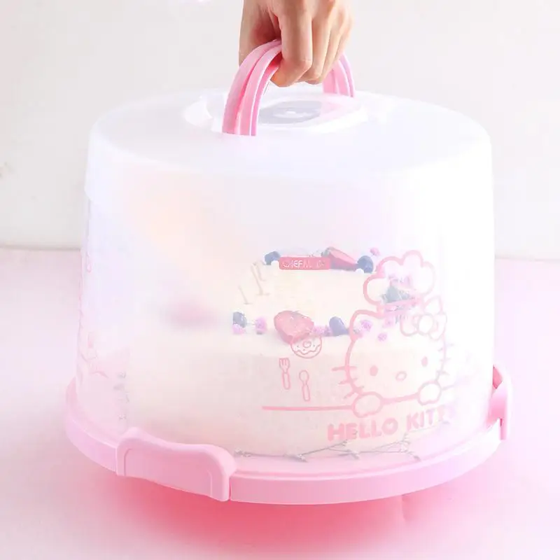 Hello Kitty Piping Nozzle Storage Box Sanrio Anime High Capacity Cake Piping  Bag Cookie Cream Baking Tools Storage Box Household - AliExpress