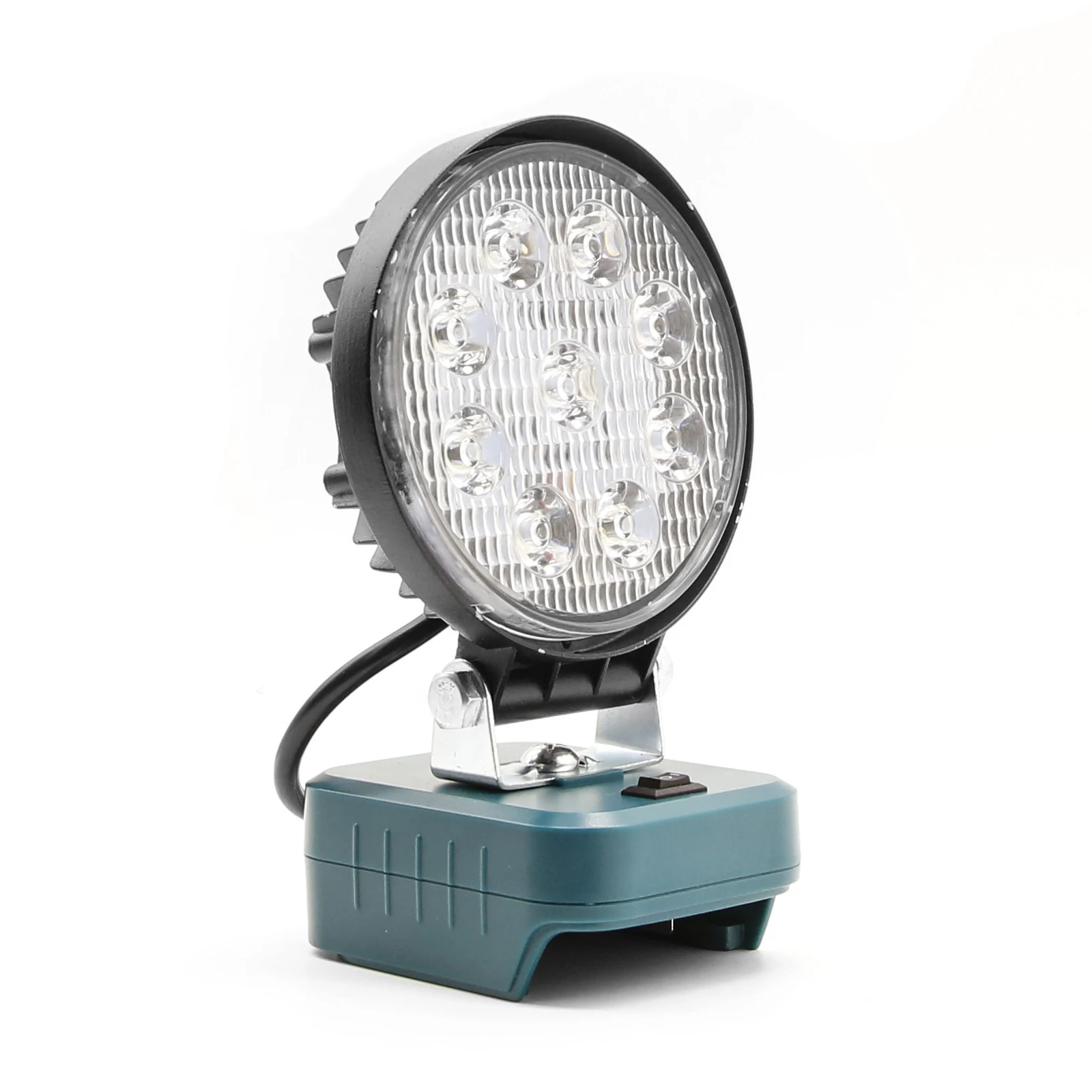2 Lampade Da Lavoro A LED 10W IP67 – Compatibili Con Batterie 20-21V (Makita, Bosch, Dewalt) Per Officina E Cantiere