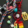 Ins Rainbow Beads Novel Personalized Hanging Chain Car Phone Case Key Bag Pendant for Men and Women Hanging Chain Decorative 6