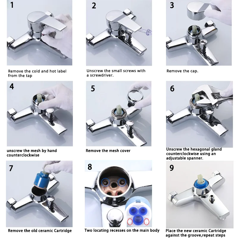 Kitchen Faucet Cartridges removal Tool Diameter 35mm-40mm Ceramic Mixer tap Cartridge for Heater Mixer Accesoriories Decoration faucet cartridge mixer tap replacement