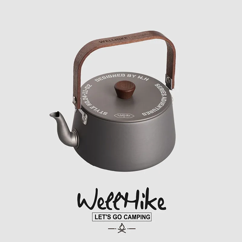 Camping Cookware Coffee And Tea Kettle Portable Ultralight Aluminum For Outdoor Camping