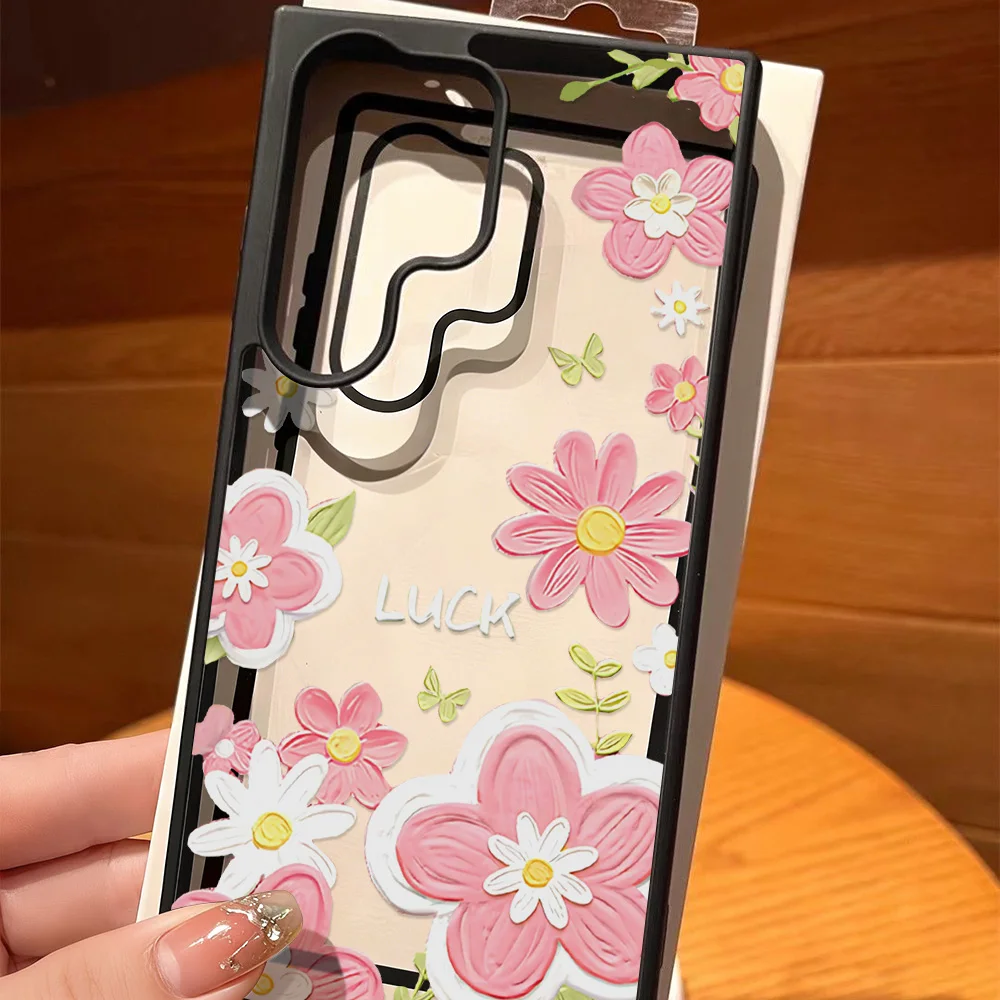 Silicone Floral Design Phone Case Cover