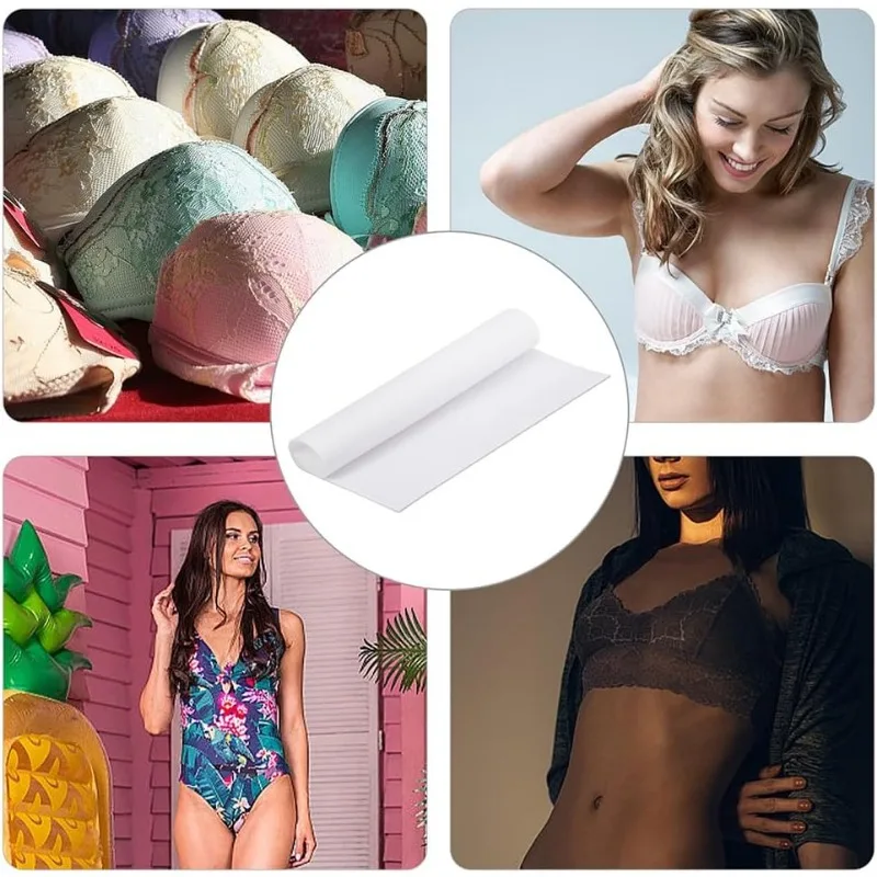 2pcs Bra Foam Fabric 40x40cm Sponge Underwear Breast Pad Bra Cup Pad for Cosplay Costume Clothes Dress