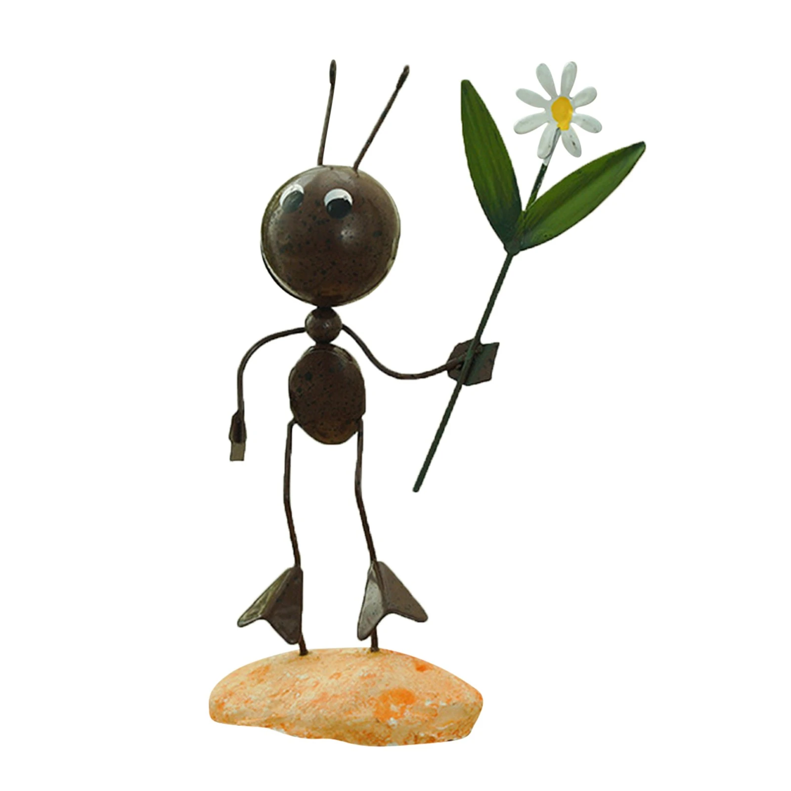 Figura de hormiga de hierro, modelo de dibujos animados, Decoración de  mesa, adorno delicado de animales, miniaturas, moda, novedad| | - AliExpress
