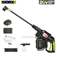 Worx Wireless Car Washer 20v 3.5L/min High 25bar Low 15bar WU633 Brushless for Home and Garden Cleaning Share Battery Platform 1