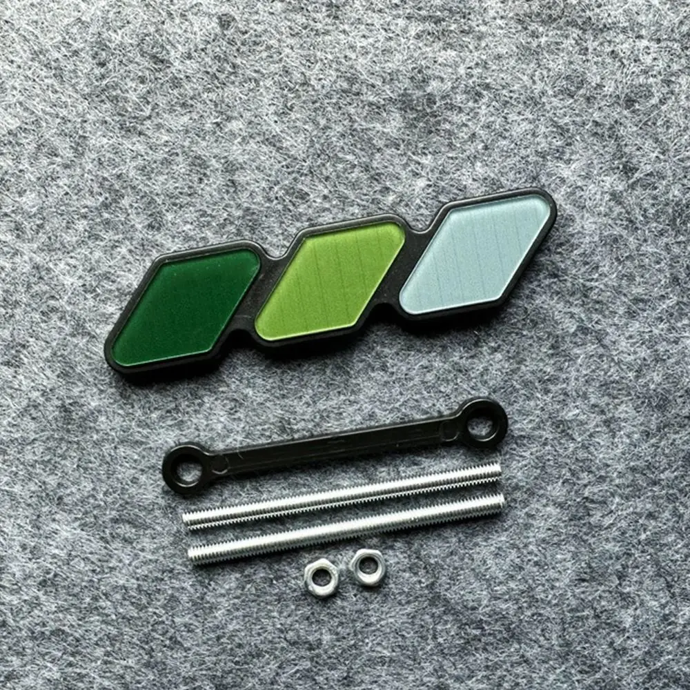 For Tacoma 4Runner Anti-collision For Toyota 3 Grille Badge Car Protection Modified Decorative Strip Emblem