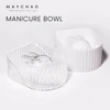 MAYCHAO 1PC Manicure Bowl Nail Polish Remover Soak Bowl Acrylic Nail Tip Treatment Remover DIY Nail Art SPA Manicure Tools 1