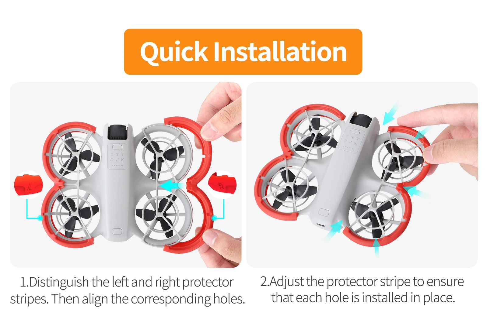 Description Picture 5 of itemPropeller Guard For DJI NEO Drone Propeller Protector Bumper Ring Protective Ring Impact Protectors Prop Bumper Drone Accessorie