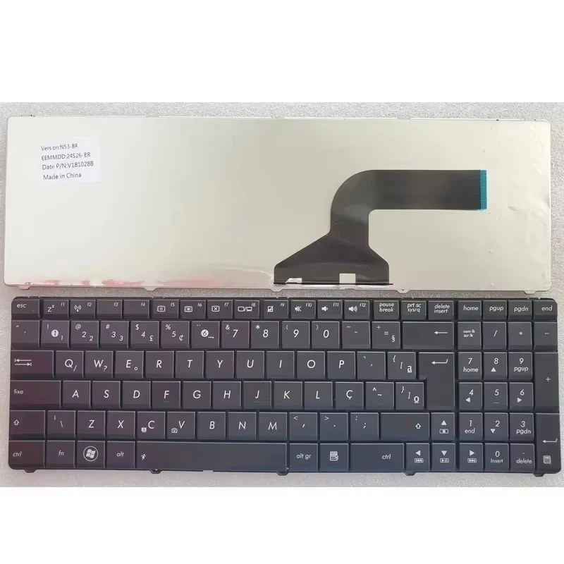 RU/US/UK/SP/FR/AR/BR/TU 노트북 키보드 ASUS N50 N51 N60 X61 U50 K55D G60 F50 U53 P53 G72 X53 X54H k53 A53 A52J K52N G51V용