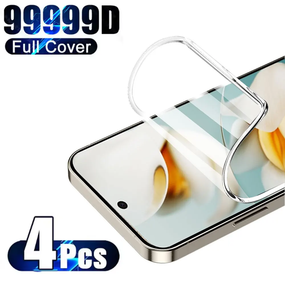 Premium 4-Pack HD Hydrogel Screen Protector Film