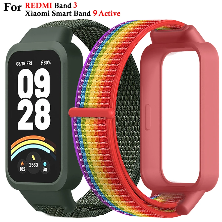 Breathable Nylon Loop Strap with Case - Active Sport Wristband