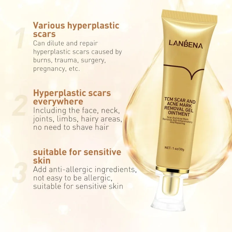 Acne Scar Cream Cream Repair Acne Spots Treatment Whitehead Stretch Marks Whitening Gel Skin Care Gel 30g