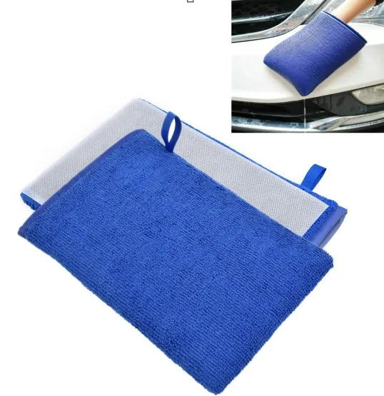 Car Wash Magic Clay Mitt Auto Care Cleaning Towel Microfiber Sponge Pad 