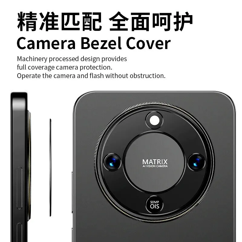 Premium Metal Hollowed-Out Aluminum Alloy Lens - Scratch-Resistant Fully Enclosed Camera Protector